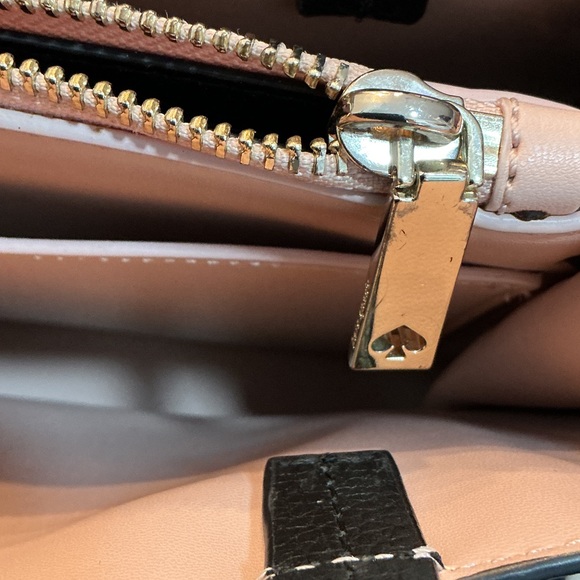 kate spade Black Pebbled Leather Tote with Tassel Bow - Picture 8 of 8